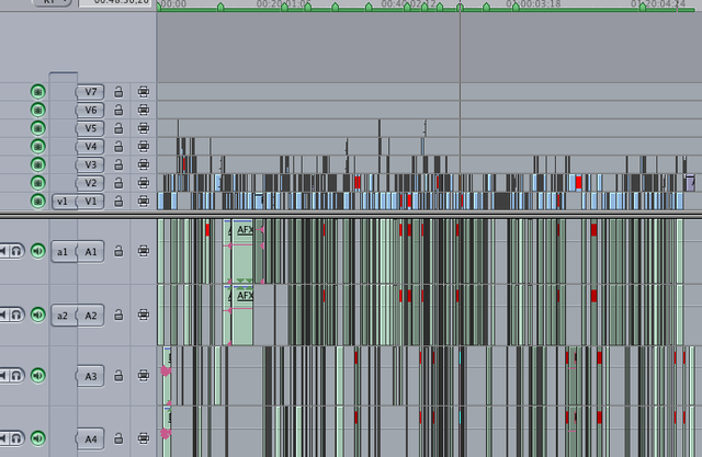 "Pope Michael" Final Cut Pro Timeline
