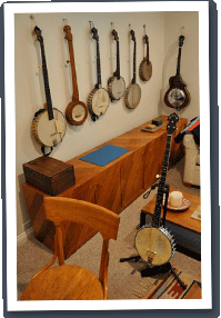 Banjos in Andy's office