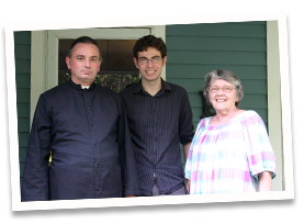 Bawden, me, and Tickie in August 2008